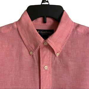 Brooks Brothers Irish Linen Shirt Size M